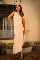 Vestido Blanco Capa