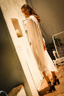 Vestido Blanco Capa