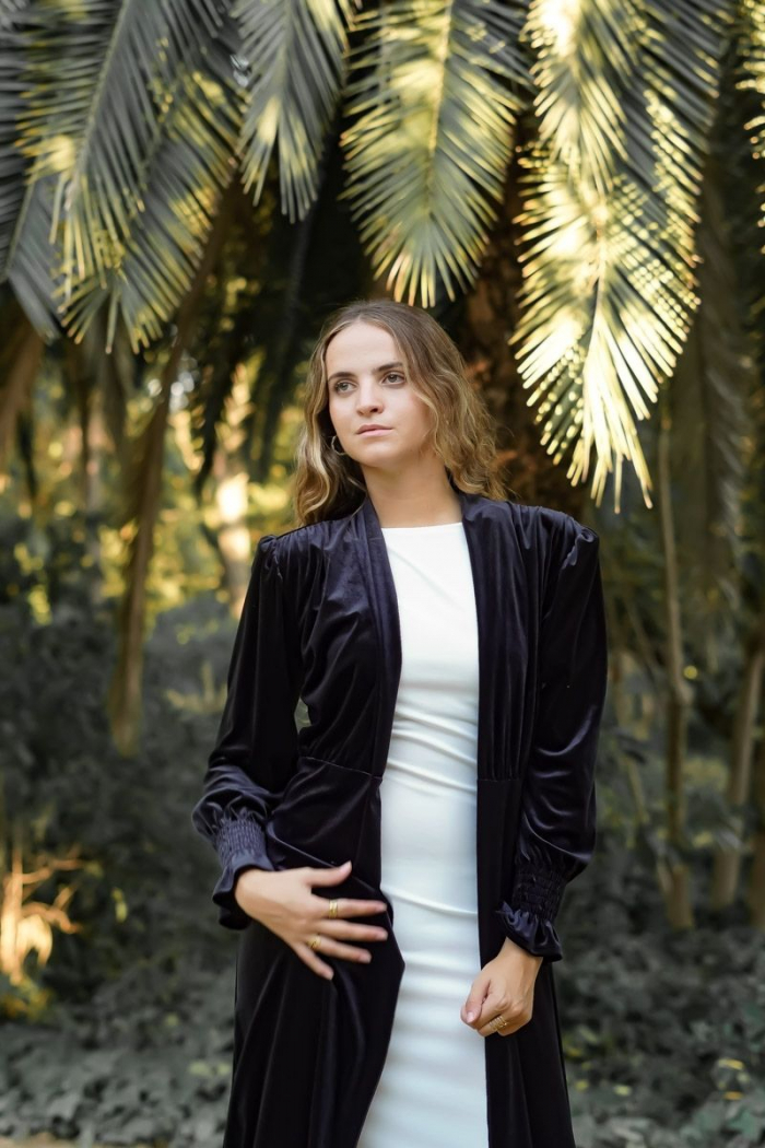 Kaftán Terciopelo Negro